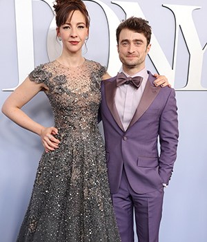 Erin Darke and Daniel Radcliffe at the 2024 Tony Awards