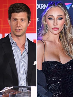 Paul Bernon at an event, Aurora Culpo at event.