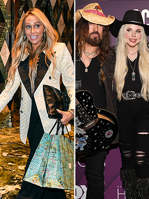 Tish Cyrus, Billy Ray Cyrus and Firerose