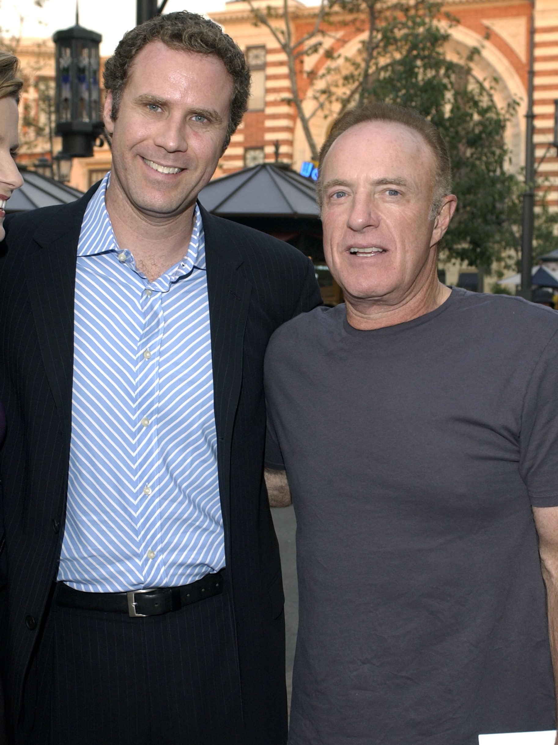 James Caan and Will Ferrell during "Elf" Special Screening - Los Angeles - Red Carpet at The Grove Theater in Los Angeles, California, United States. (Photo by L. Cohen/WireImage for New Line Cinema)