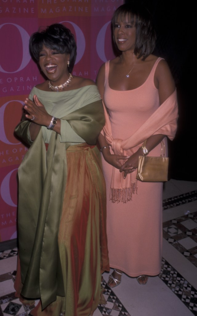 NEW YORK CITY - APRIL 17:  Oprah Winfrey and Gayle King attend First Anniversary Party for O Magazine on April 17, 2001 at Cipriani in New York City. (Photo by Ron Galella, Ltd./Ron Galella Collection via Getty Images)