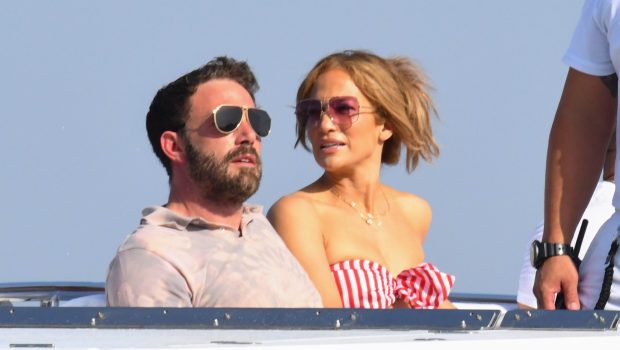 AMALFI, ITALY - JULY 28: Ben Affleck and Jennifer Lopez are seen on July 28, 2021 in Amalfi, Italy. (Photo by MEGA/GC Images)