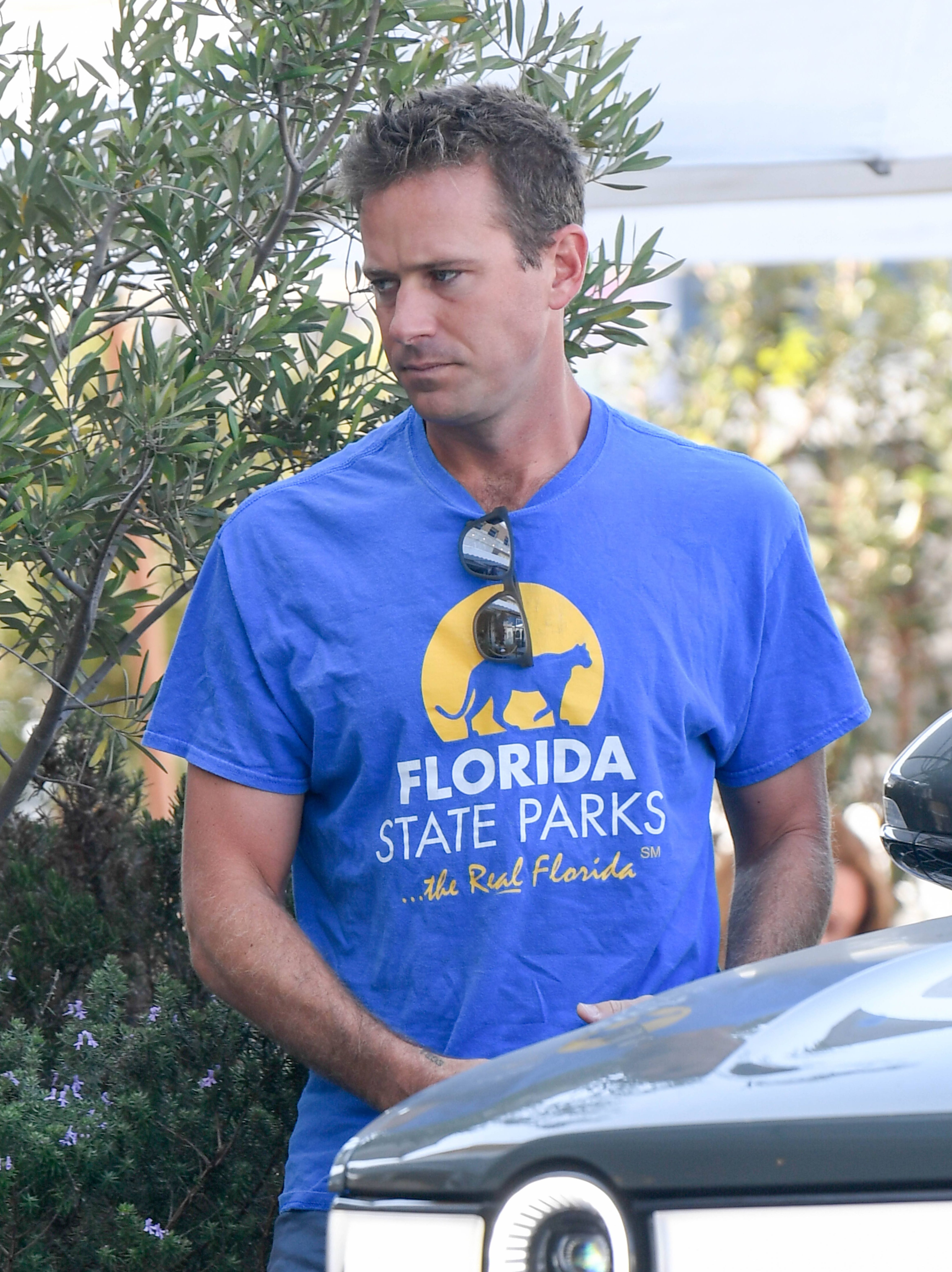 LOS ANGELES, CA - JULY 18: Armie Hammer is seen on July 18, 2022 in Los Angeles, California. (Photo by MEGA/GC Images)