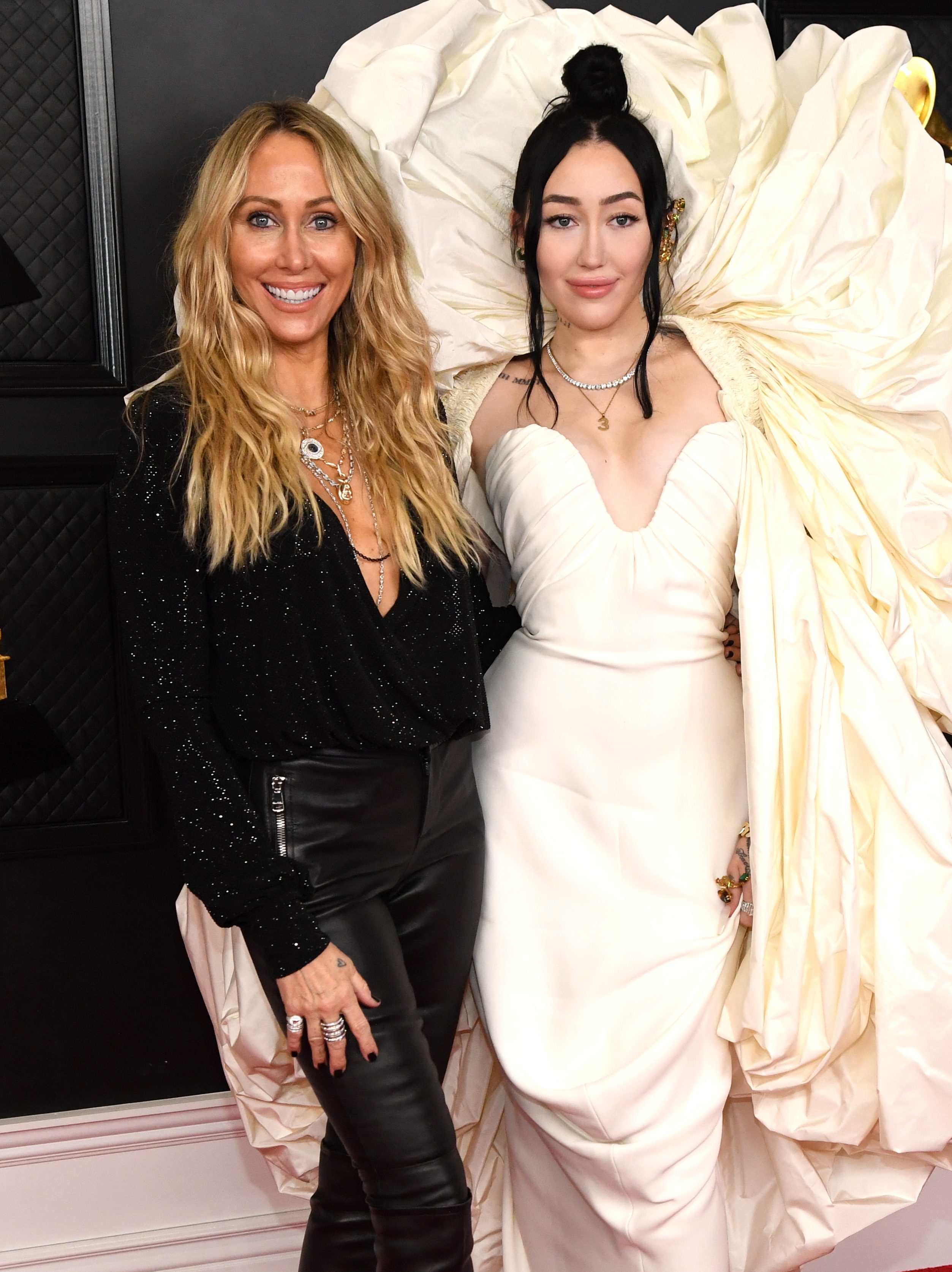 Tish Cyrus and Noah Cyrus attend the 63rd Annual GRAMMY Awards