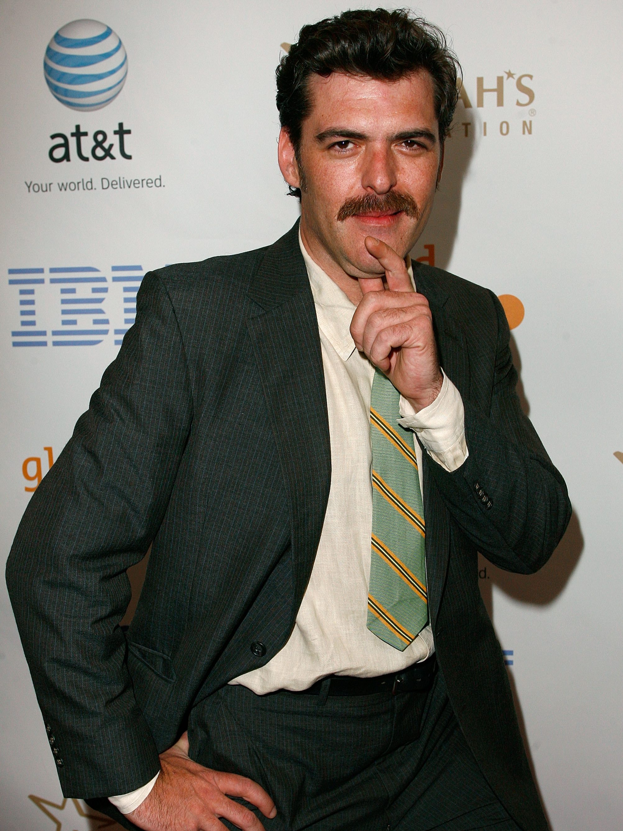 Actor Jay Johnston during cocktails at the 19th Annual GLAAD Media Awards on April 25, 2008 at the Kodak Theatre in Hollywood, California. (Photo by Jeff Vespa/WireImage)