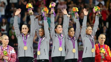 McKayla Maroney, Jordyn Wieber, Gabrielle Douglas, Alexandra Raisman and Kyla Ross