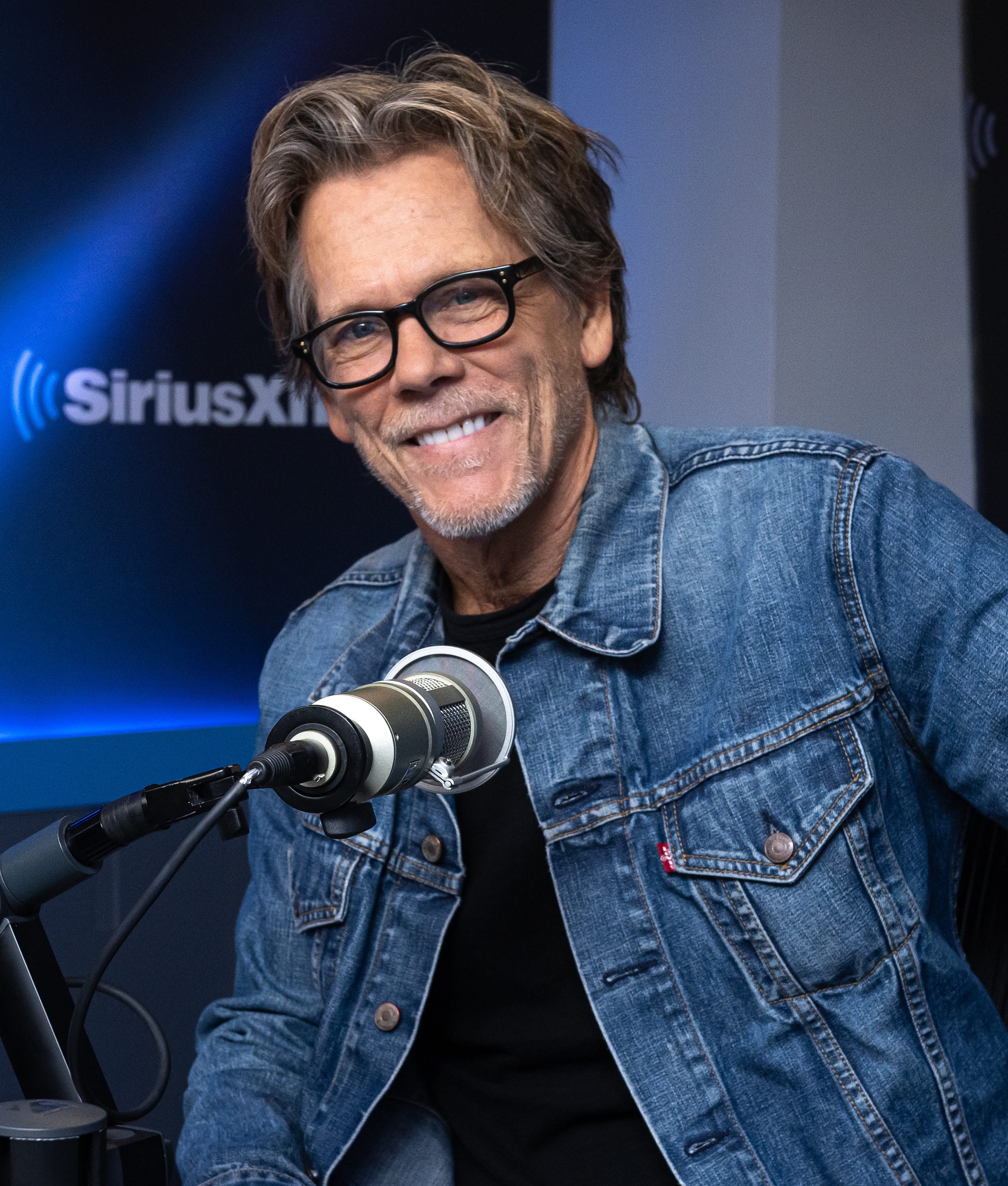 Kevin Bacon visits SiriusXM Studios in New York City