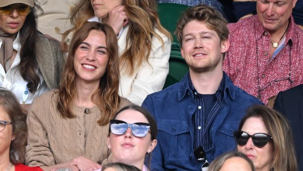 Alexa Chung and Joe Alwyn at Wimbledon