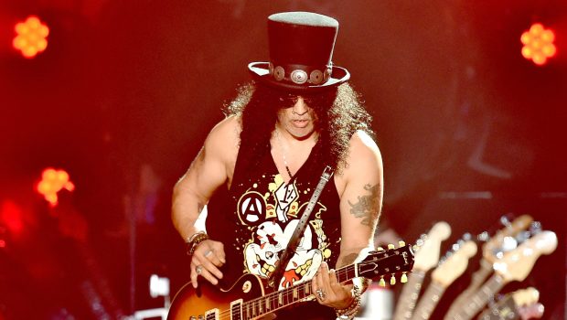 Slash of Guns N' Roses performs onstage during day 2 of the 2016 Coachella