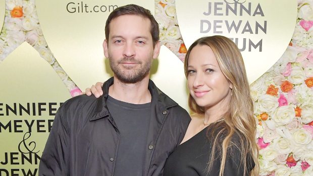 WEST HOLLYWOOD, CA - DECEMBER 07: Tobey Maguire and Jennifer Meyer attend Gilt.com, Jennifer Meyer & Jenna Dewan Tatum Launch Exclusive Jewelry Collection Benefitting Baby2Baby at Sunset Tower Hotel on December 7, 2017 in West Hollywood, California. (Photo by Stefanie Keenan/Getty Images for Gilt.com)