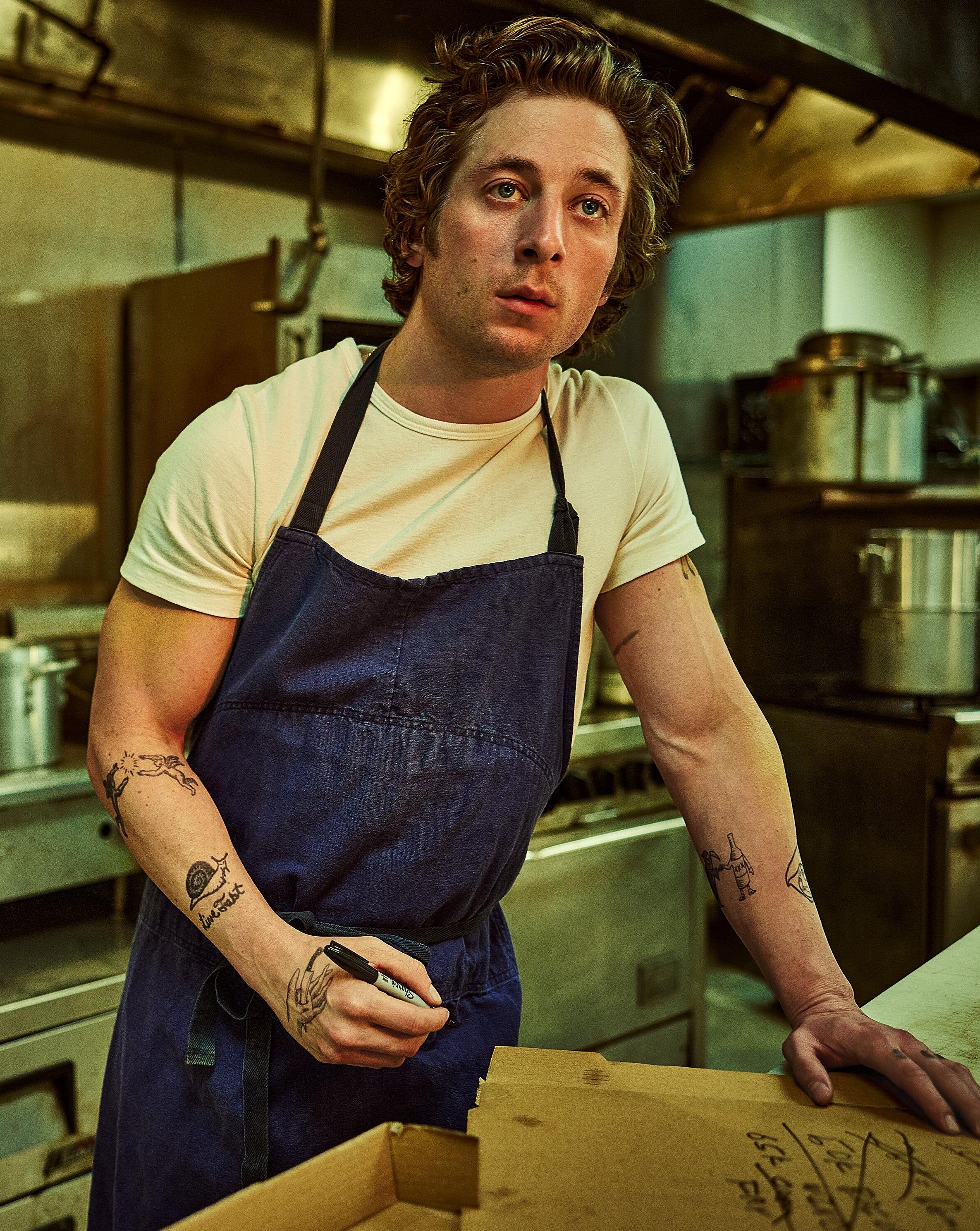 Jeremy Allen White in a scene from The Bear