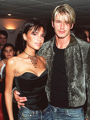 Victoria and David Beckham at event.
