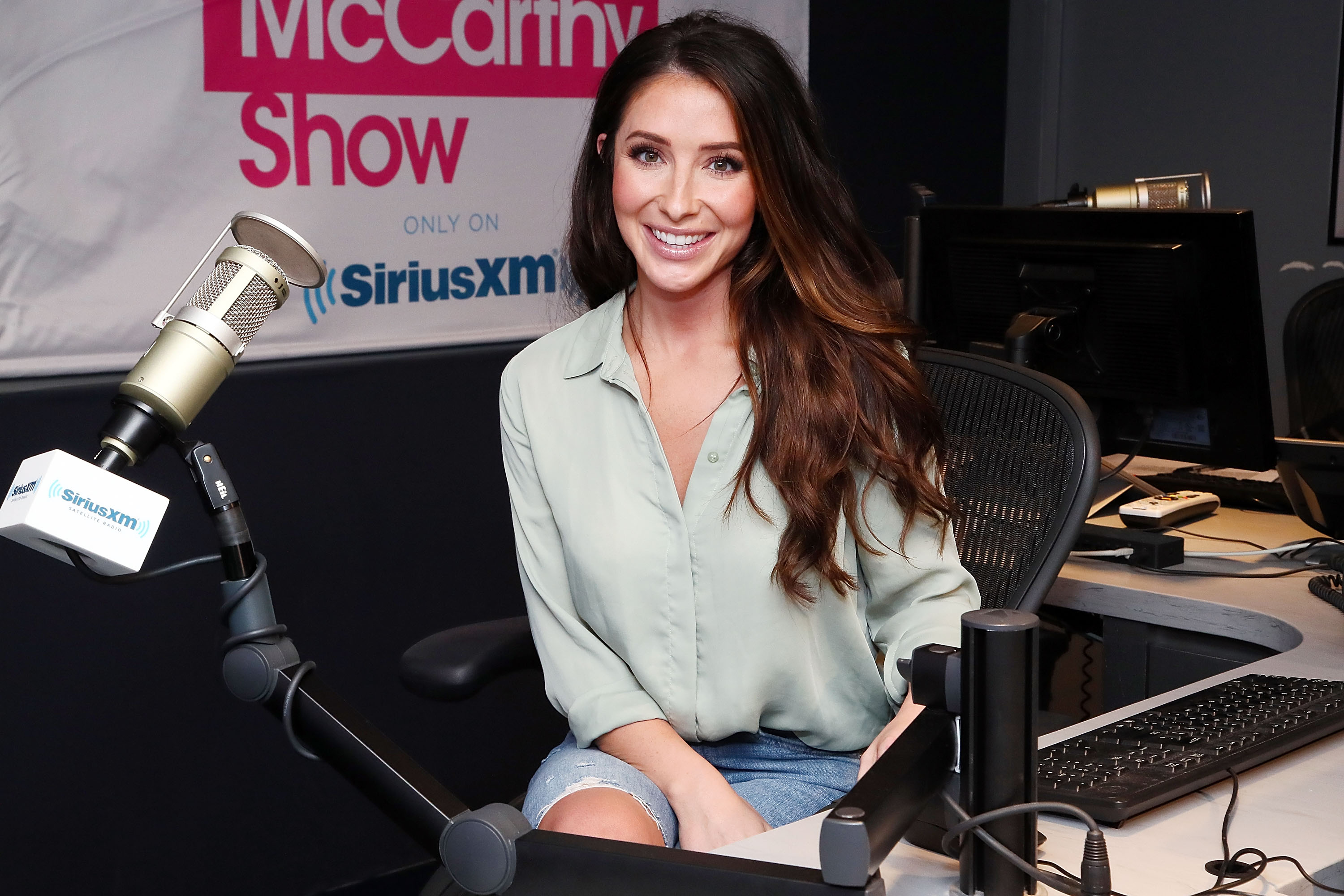 NEW YORK, NY - SEPTEMBER 18:  (EXCLUSIVE COVERAGE) Bristol Palin visits "The Jenny McCarthy Show" at the SiriusXM studios on September 18, 2018 in New York City.  (Photo by Astrid Stawiarz/Getty Images)