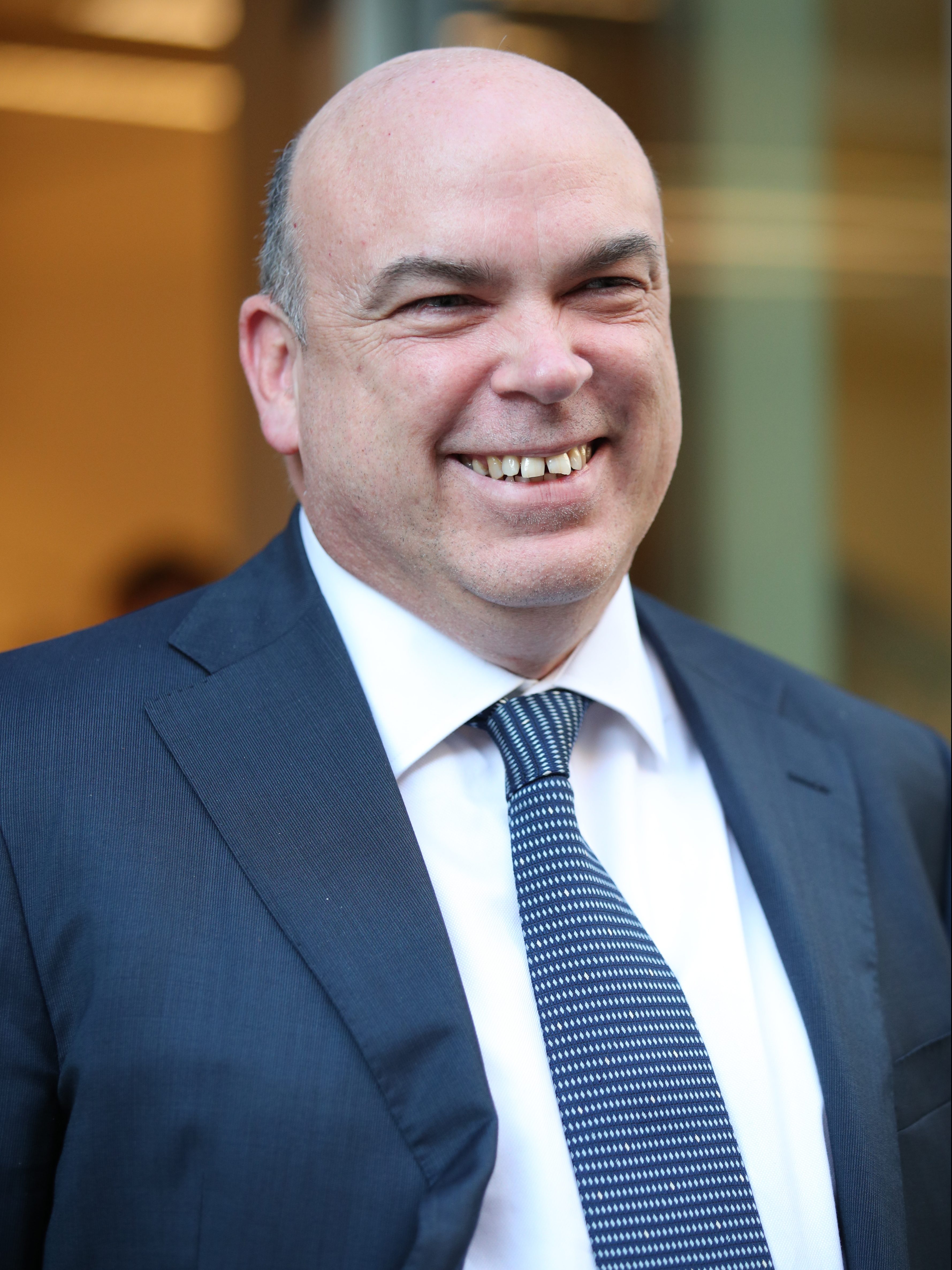 Mike Lynch leaves the Rolls Building in London following the civil case over his £8.4 billion sale of his software firm Autonomy to Hewlett-Packard in 2011. (Photo by Yui Mok/PA Images via Getty Images)