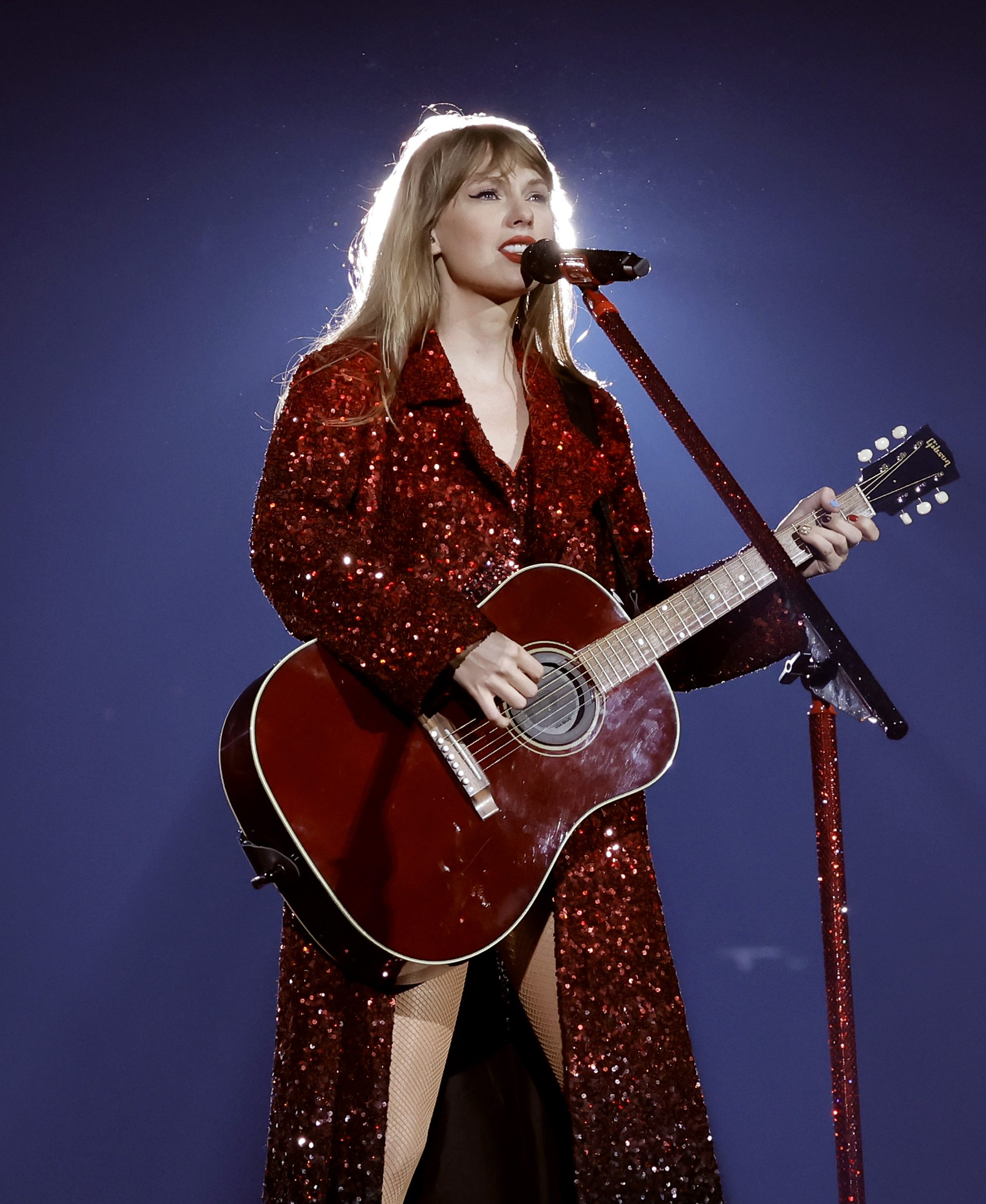 Taylor Swift performs onstage for the opening night of "Taylor Swift | The Eras Tour" at State Farm Stadium