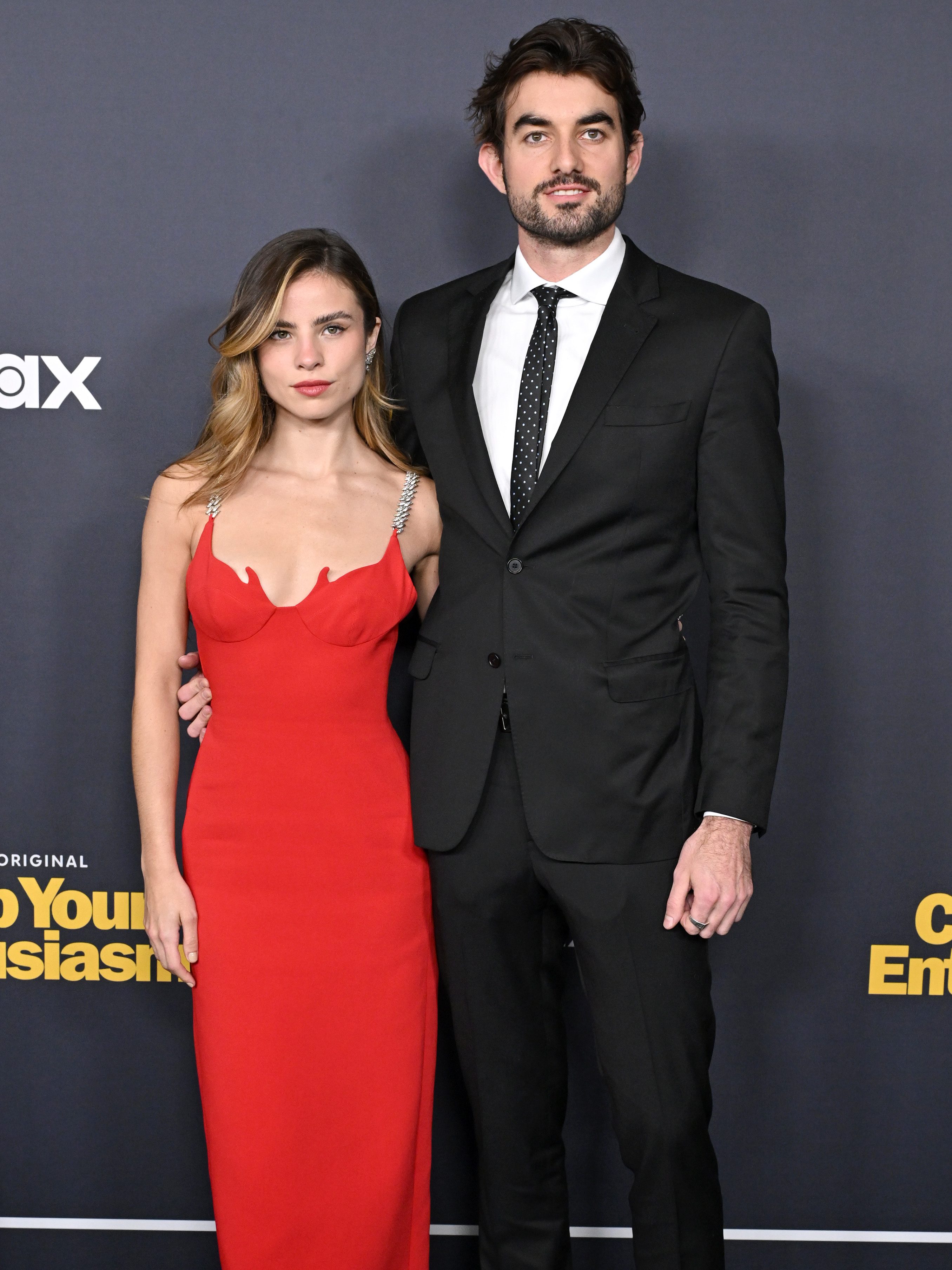 LOS ANGELES, CALIFORNIA - JANUARY 30: Giulia Be and Conor Kennedy attend the Los Angeles Premiere of HBO's "Curb Your Enthusiasm" Season 12 at Directors Guild Of America on January 30, 2024 in Los Angeles, California. (Photo by Axelle/Bauer-Griffin/FilmMagic)