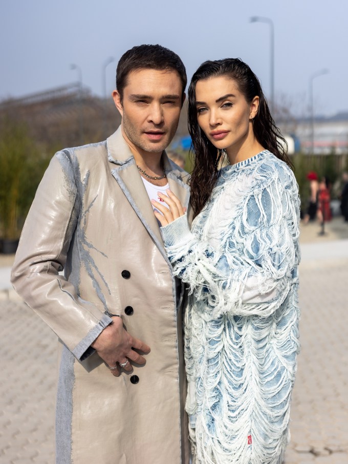 Ed Westwick & Amy Jackson