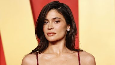 US media personality Kylie Jenner attends the Vanity Fair Oscars Party at the Wallis Annenberg Center for the Performing Arts in Beverly Hills, California, on March 10, 2024. (Photo by Michael TRAN / AFP) (Photo by MICHAEL TRAN/AFP via Getty Images)