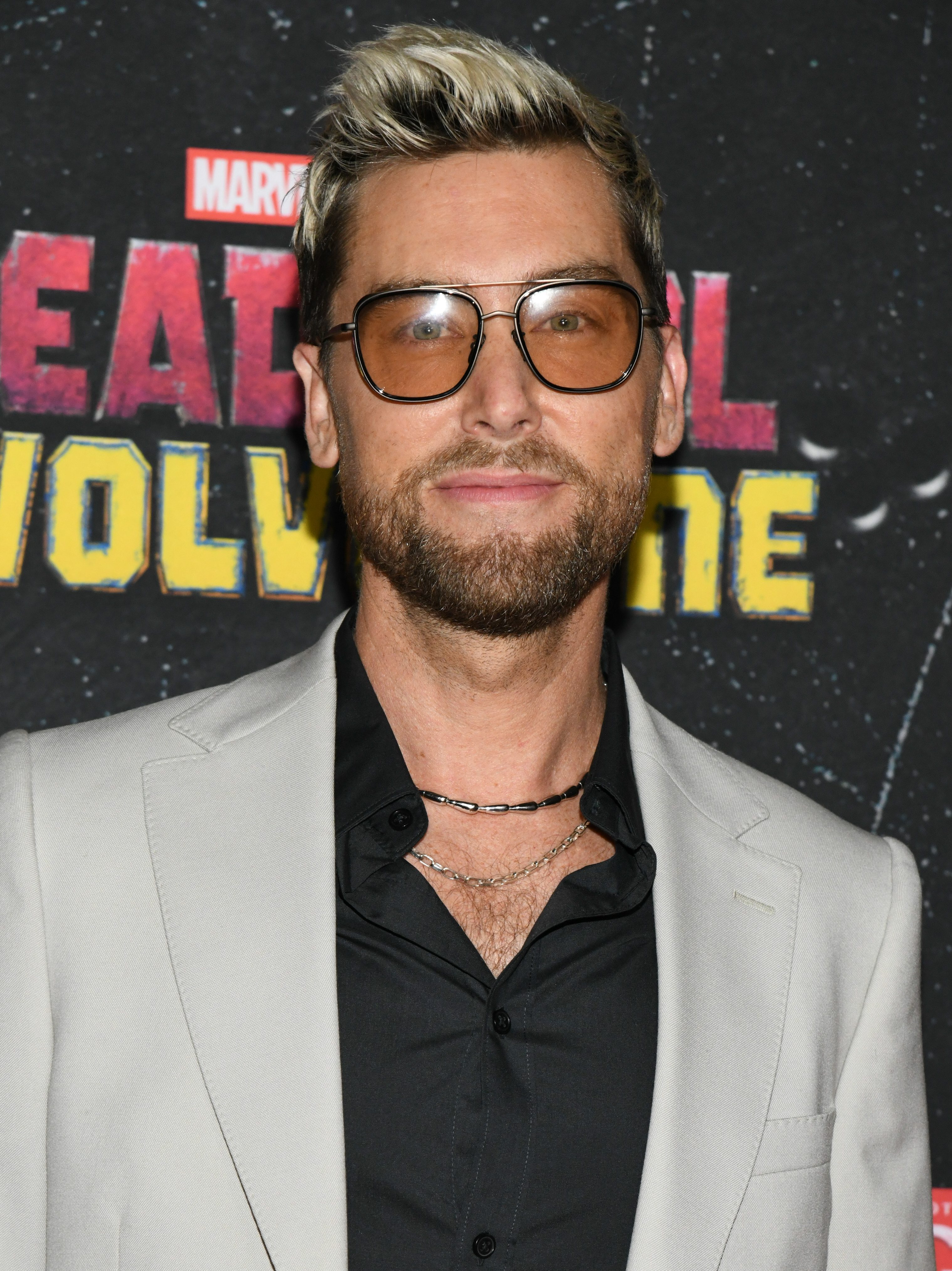 Lance Bass at the Marvel Studios' "Deadpool & Wolverine" World Premiere held at David H. Koch Theater on July 22, 2024 in New York, New York. (Photo by Kristina Bumphrey/Variety via Getty Images)