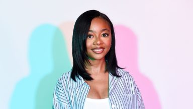 Skai Jackson poses in the IMDboat Exclusive Portrait Studio