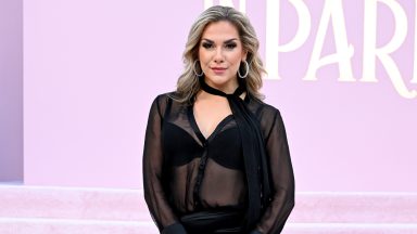 Allison Holker at the "Emily in Paris" Season 4, Part 1 Premiere held at The Egyptian Theatre Hollywood on August 14, 2024 in Los Angeles, California. (Photo by Gilbert Flores/Variety via Getty Images)