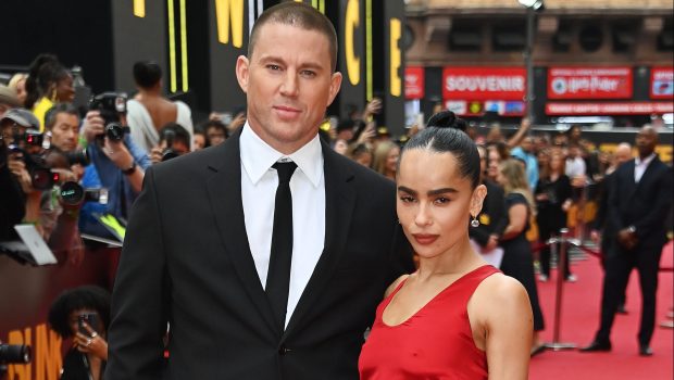 LONDON, ENGLAND - AUGUST 19: Channing Tatum and Zoe Kravitz attend the European Premiere of "Blink Twice" at Odeon Luxe Leicester Square on August 19, 2024 in London, England. (Photo by Dave Benett/WireImage)