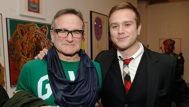 NEW YORK - NOVEMBER 18:  Robin Williams and Zak Williams attend the Timo Pre Fall 2009 Launch with Interview Magazine at Phillips De Pury on November 18, 2008 in New York City.  (Photo by Jamie McCarthy/WireImage for Timo Wallets LLC)