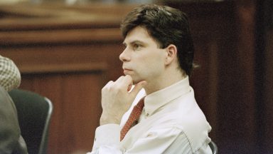 TRIAL OF THE MENENDEZ BROTHERS IN LOS ANGELES : Portrait of Lyle Menendez. (Photo by Kim Kulish/Sygma via Getty Images)