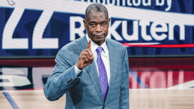 SAITAMA, JAPAN - OCTOBER 02: Former NBA Player Dikembe Mutombo embrace the fans as part of the 2022 NBA Japan Games  at Saitama Super Arena on October 02, 2022 in Saitama, Japan. (Photo by Clicks Images/Getty Images)