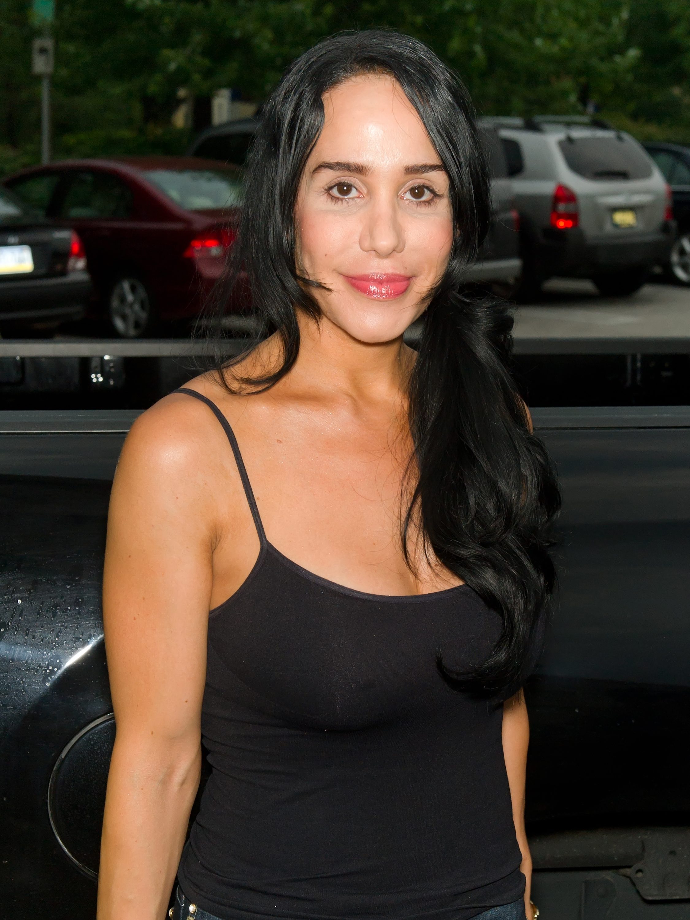 KING OF PRUSSIA, PA - JUNE 22:  Nadya 'Octomom' Suleman attends the Celebrity Pillow Fight press conference and weigh in at Fox And Hound on June 22, 2012 in King of Prussia, Pennsylvania.  (Photo by Gilbert Carrasquillo/WireImage)