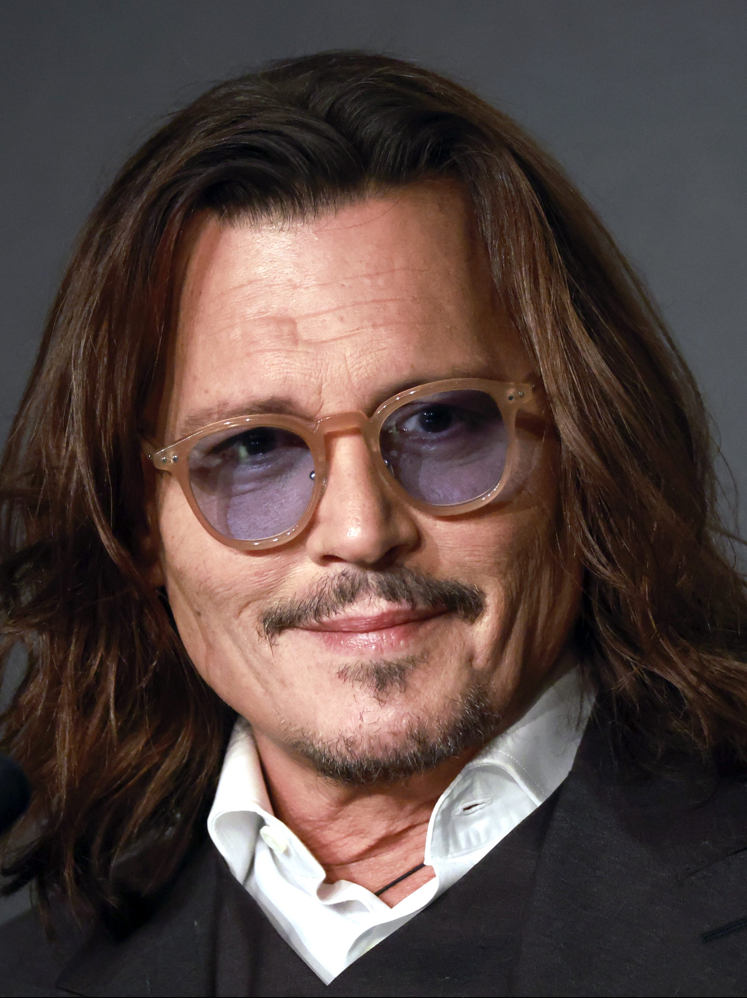 CANNES, FRANCE - MAY 17: Johnny Depp attends the "Jeanne Du Barry" press conference at the 76th annual Cannes film festival at Palais des Festivals on May 17, 2023 in Cannes, France. (Photo by Guillaume Horcajuelo/Pool/Getty Images)