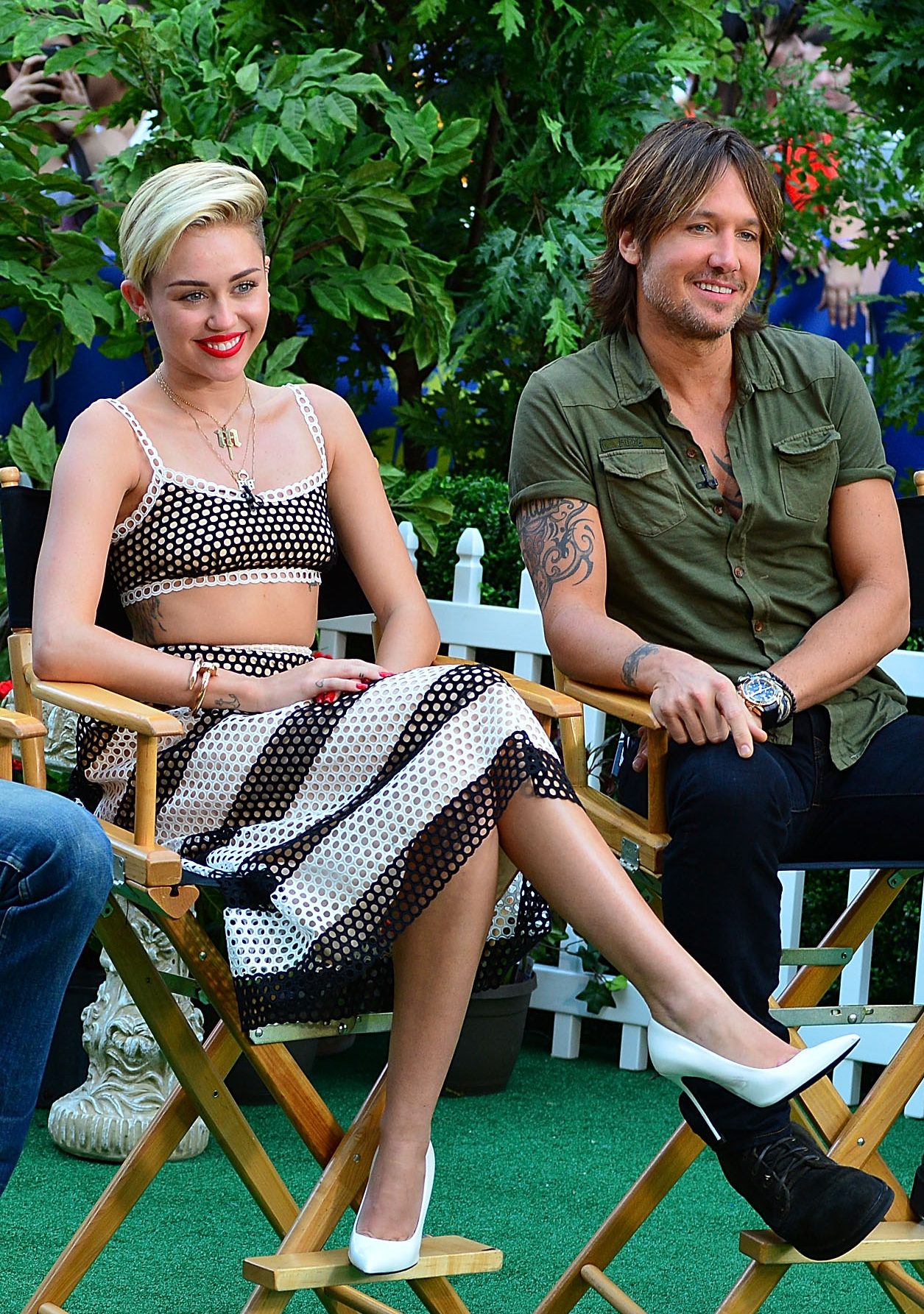 Miley Cyrus and Keith Urban