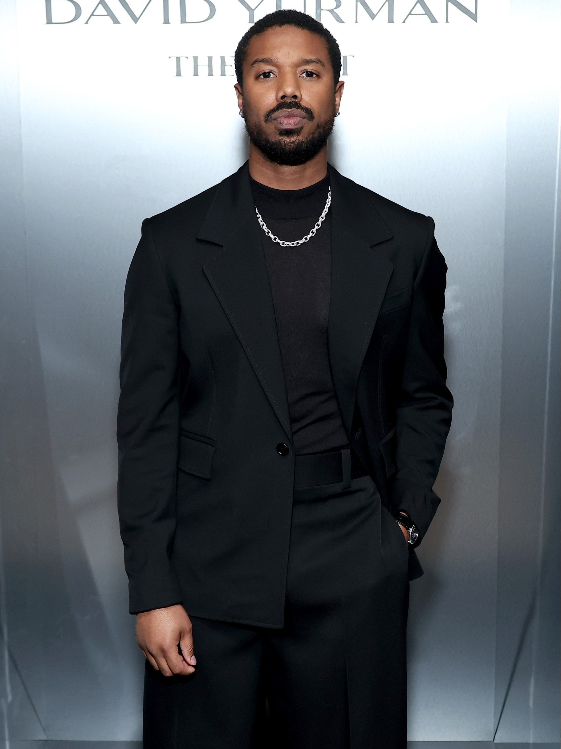 LOS ANGELES, CALIFORNIA - JANUARY 30: Michael B. Jordan attends David Yurman High Jewelry Event with Michael B. Jordan on January 30, 2024 in Los Angeles, California. (Photo by Leon Bennett/Getty Images for MBJx DAVID YURMAN)