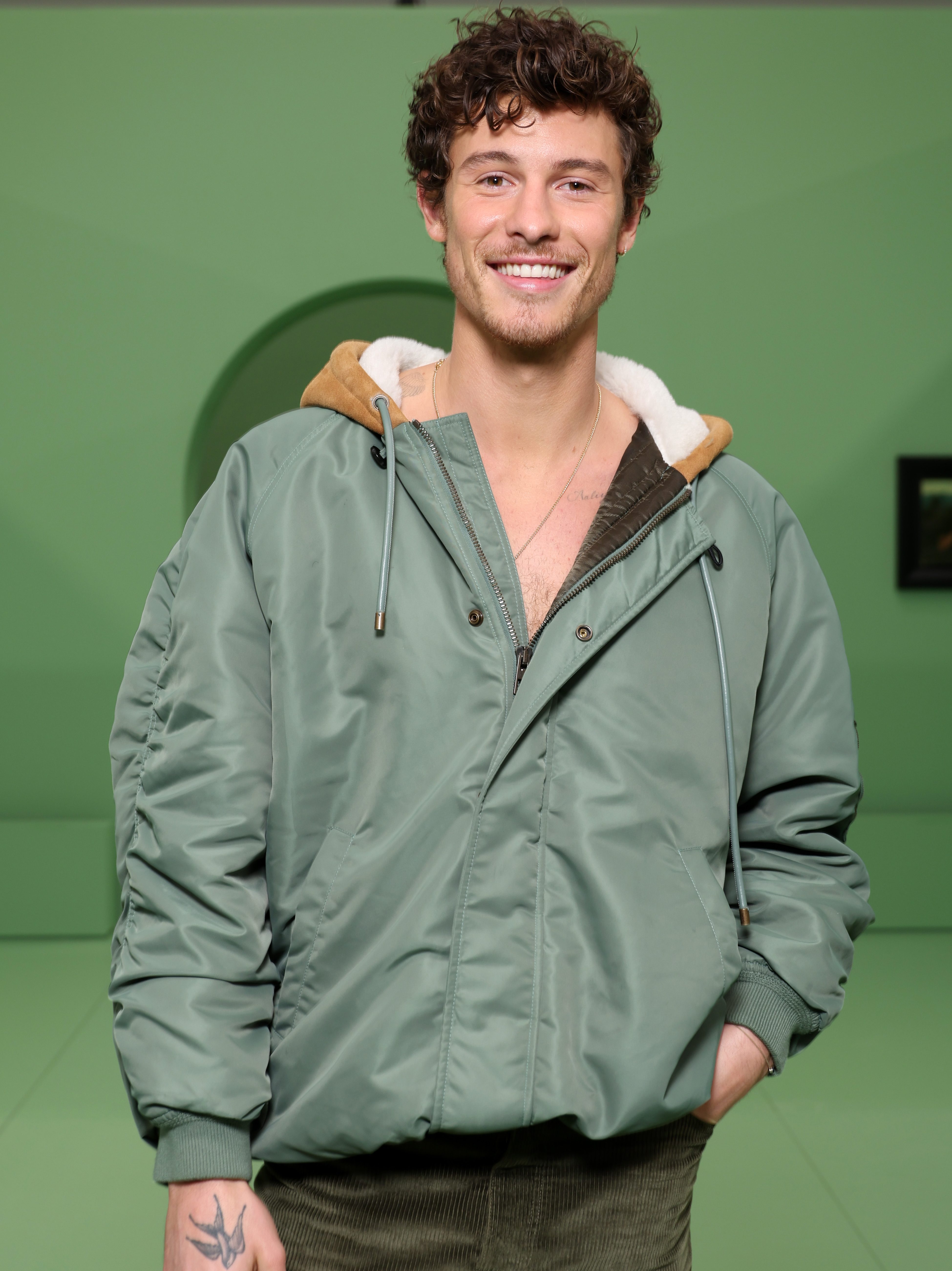 PARIS, FRANCE - MARCH 01: Shawn Mendes attends the Loewe Womenswear Fall/Winter 2024-2025 show as part of Paris Fashion Week on March 01, 2024 in Paris, France. (Photo by Pascal Le Segretain/Getty Images for Loewe)