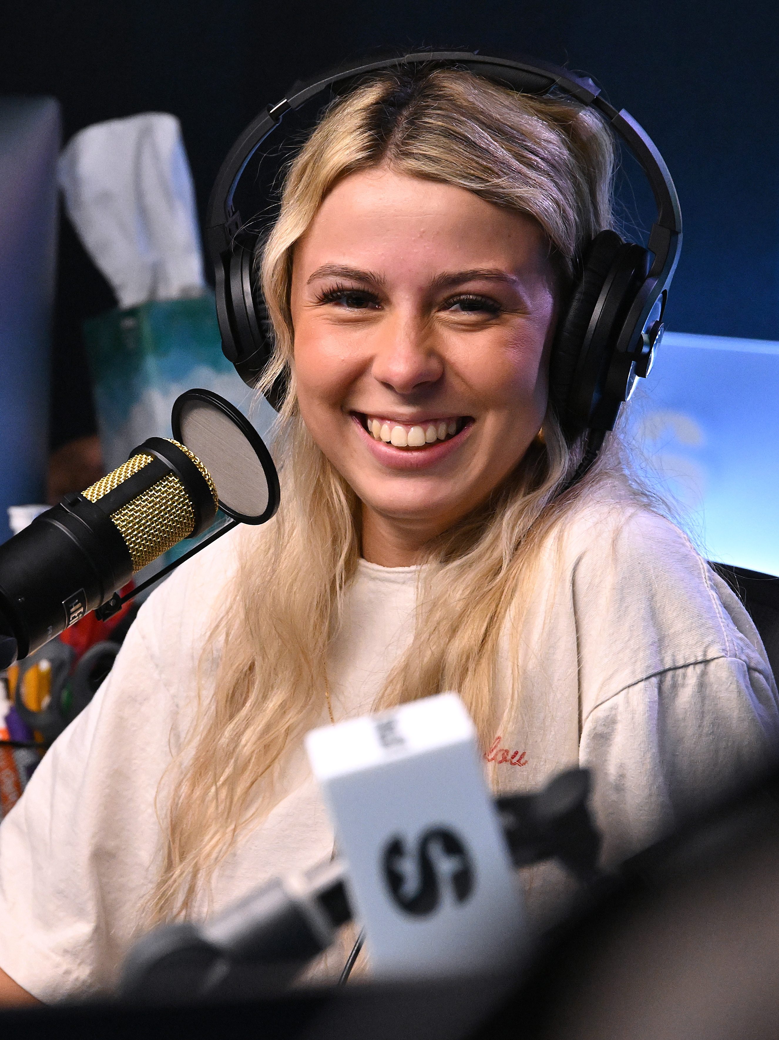 LOS ANGELES, CALIFORNIA - JULY 31: Haliey Welch appears at SiriusXM Studios on July 31, 2024 in Los Angeles, California. (Photo by Michael Tullberg/Getty Images)