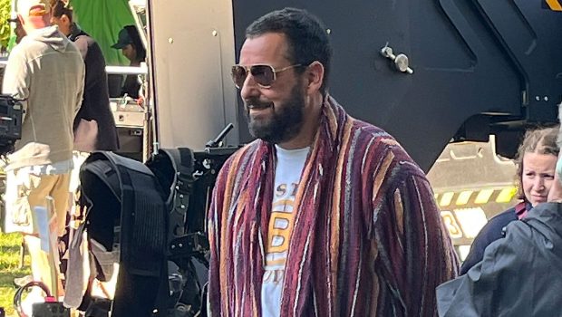 SOUTH ORANGE, NEW JERSEY - SEPTEMBER 09: Adam Sandler is seen on the set of "Happy Gilmore 2" on September 9, 2024 in South Orange, New Jersey. (Photo by Bobby Bank/GC Images)