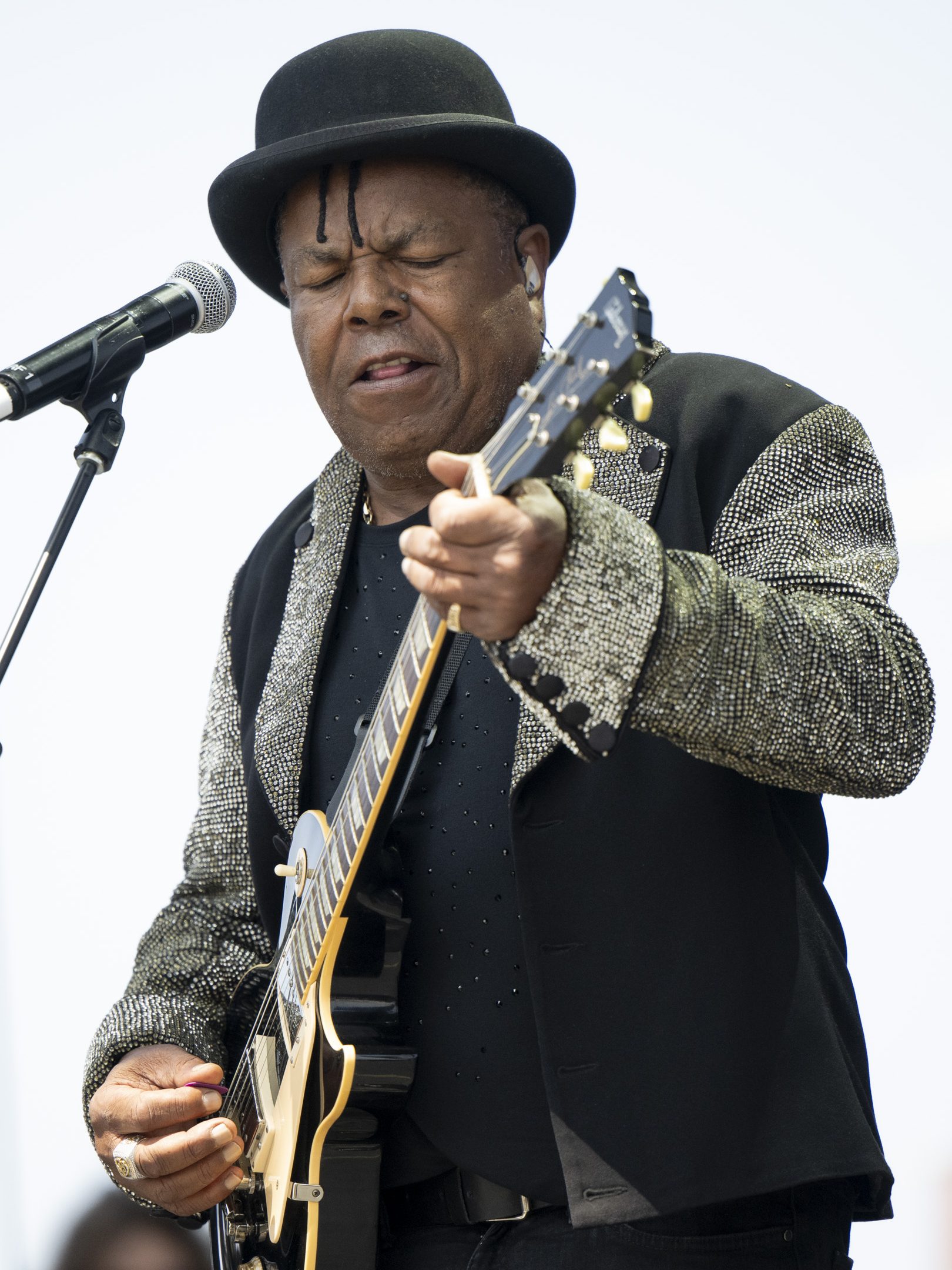 INGLEWOOD, CALIFORNIA - AUGUST 31: Rock and Roll Hall of Fame inductee Tito Jackson of Jackson 5 and The Jacksons performs onstage during the Fool in Love Festival at Hollywood Park Grounds on August 31, 2024 in Inglewood, California. (Photo by Scott Dudelson/Getty Images)