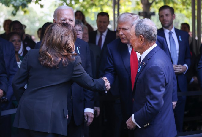 Harris & Trump at the 9/11 Memorial