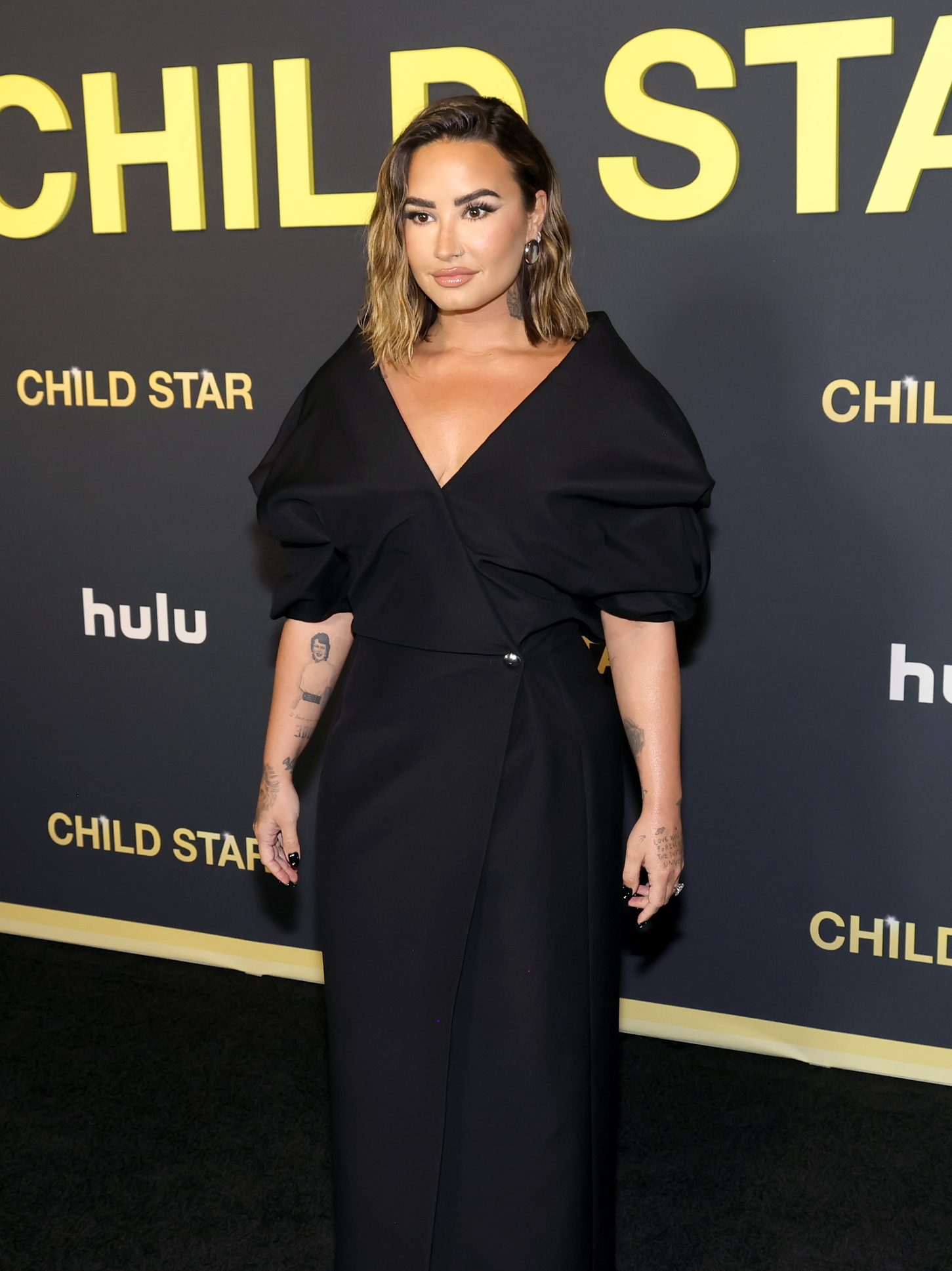 HOLLYWOOD, CALIFORNIA - SEPTEMBER 12: Demi Lovato attends the Los Angeles premiere of Hulu's 'Child Star' at NeueHouse Hollywood on September 12, 2024 in Hollywood, California. (Photo by Kevin Winter/Getty Images)