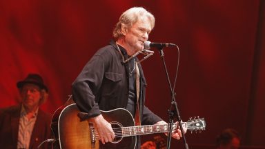 WASHINGTON, DC - JANUARY 10: Kris Kristofferson performs on stage during The Life & Songs of Emmylou Harris: An All Star Concert Celebration at DAR Constitution Hall on January 10, 2015 in Washington, DC. (Photo by Paul Morigi/Getty Images for Blackbird Productions)