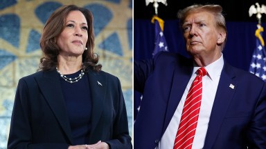 Kamala Harris and Donald Trump