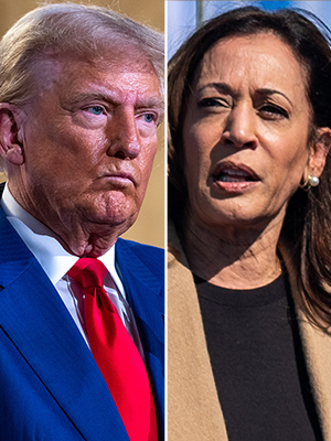 Donald Trump, Kamala Harris