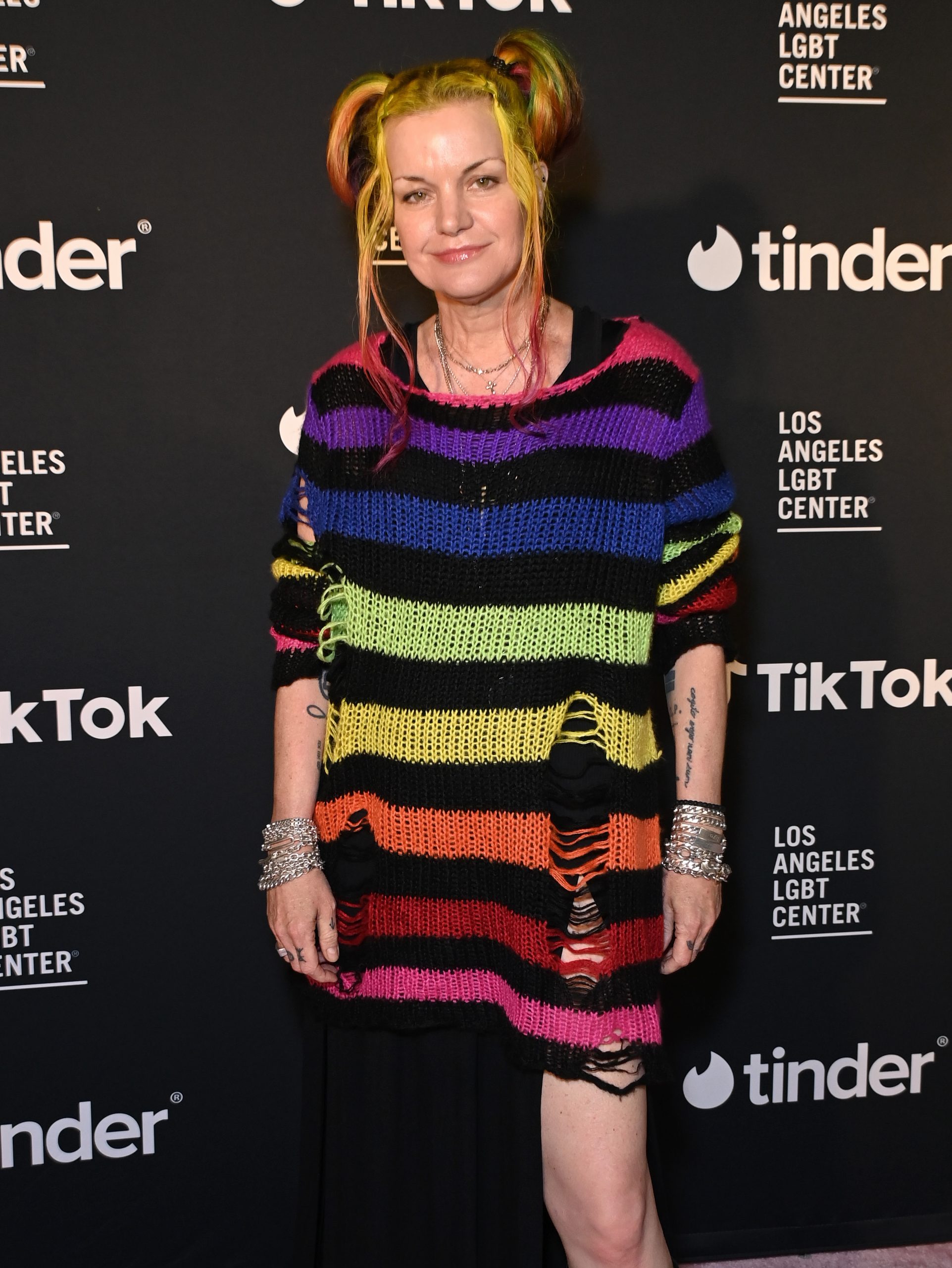 LOS ANGELES, CALIFORNIA - MARCH 08: Pauley Perrette attends Donatella Versace And Dwyane Wade Host Celebration Of The Los Angeles LGBT Center at Los Angeles LGBT Center on March 08, 2024 in Los Angeles, California. (Photo by Jon Kopaloff/Getty Images for Versace / Los Angeles LGBT Center )