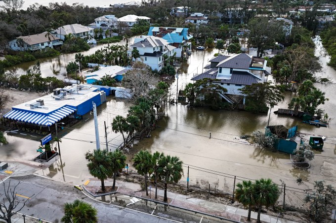 A Siesta Key Neighborhood Under Water