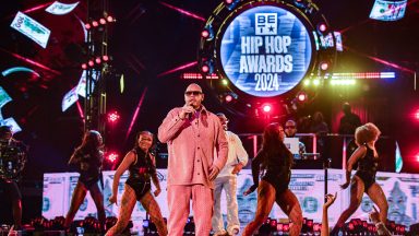 LAS VEGAS, NEVADA - OCTOBER 08: In this image released on October 15, 2024, Fat Joe performs onstage during the 2024 BET Hip Hop Awards at Drai's Beach Club  Nightclub at The Cromwell Las Vegas on October 8, 2024 in Las Vegas, Nevada. (Photo by Aaron J. Thornton/Getty Images)