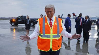 Donald Trump's Garbage Truck Video: Watch His Green Bay Rally