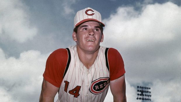 (Original Caption) Pete Rose of Cincinnati Reds during spring training, April 1964.