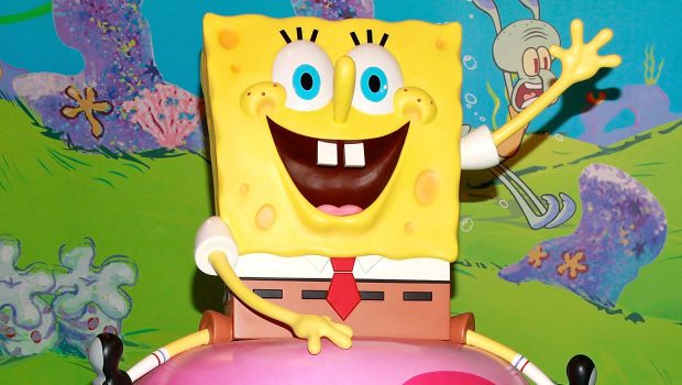 NEW YORK - JULY 15:  The cartoon character Spongebob Squarepants wax figure is displayed at the unveiling at Madame Tussauds on July 15, 2009 in New York city.  (Photo by Charles Eshelman/FilmMagic)