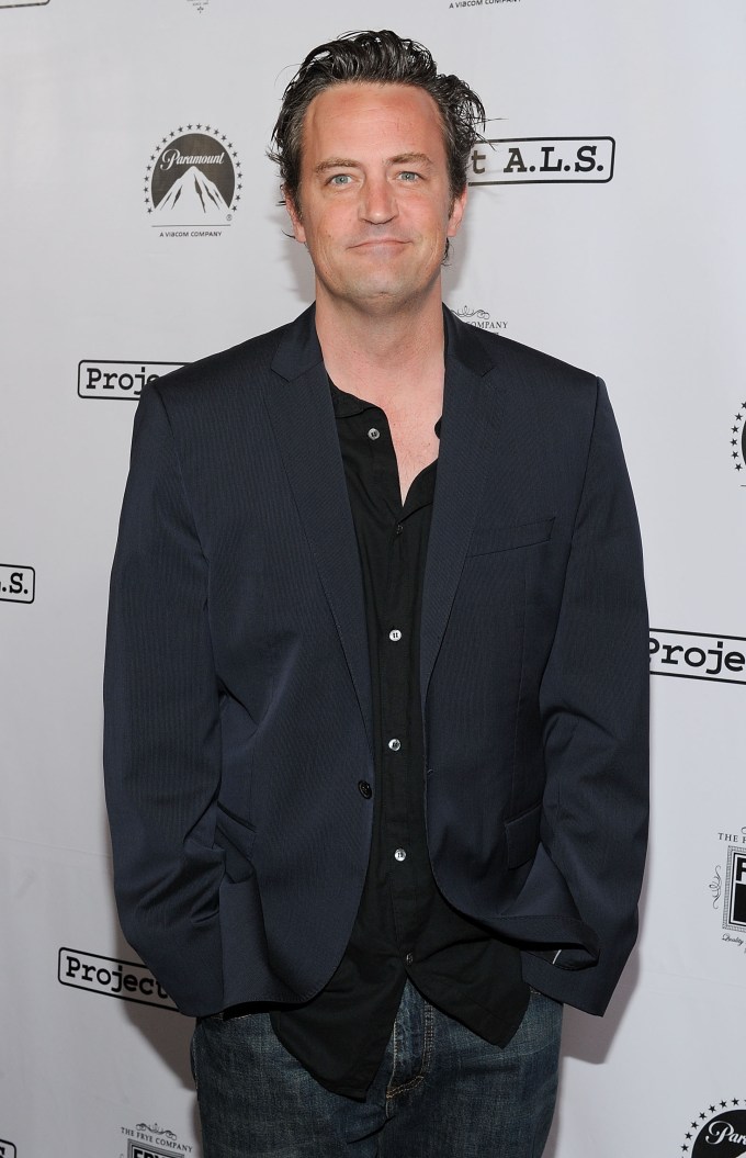 Matthew Perry At the Project A.L.S. LA Benefit