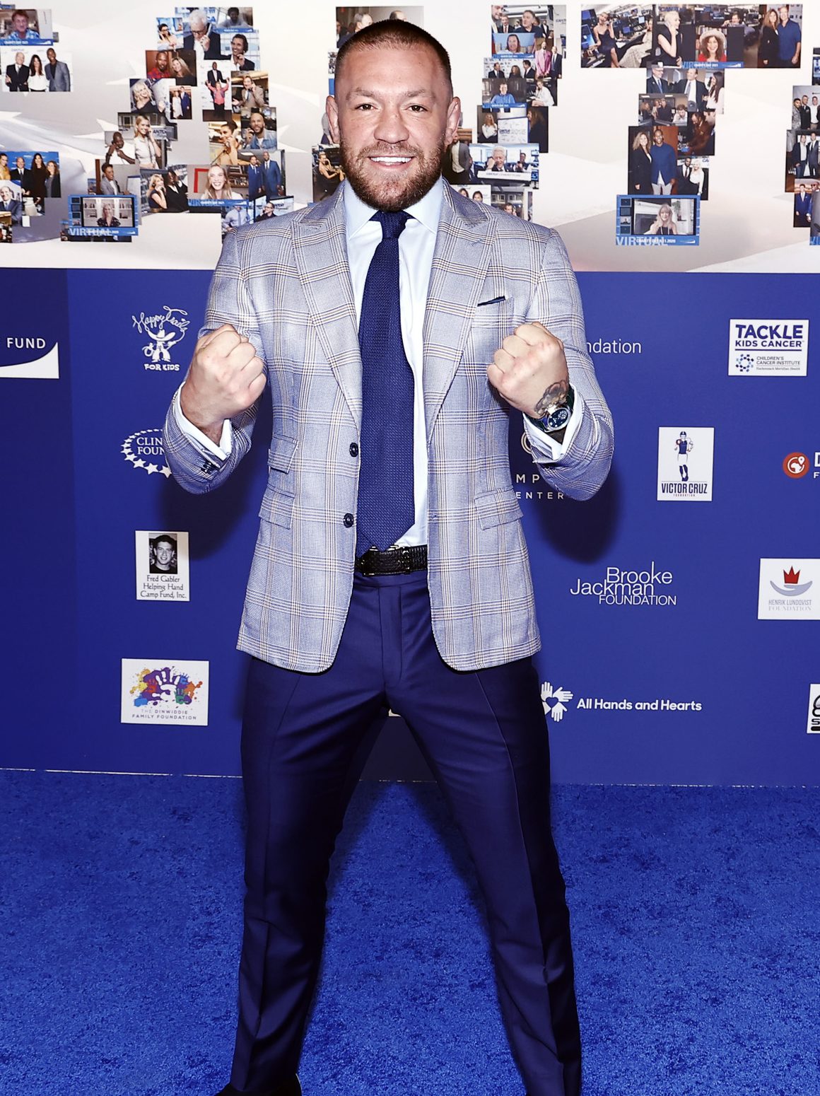 NEW YORK, NEW YORK - SEPTEMBER 11: Conor McGregor attends Charity Day 2024 hosted by The Cantor Fitzgerald Relief Fund at Cantor Fitzgerald on September 11, 2024 in New York City. (Photo by Paul Morigi/Getty Images for The Cantor Fitzgerald Relief Fund)